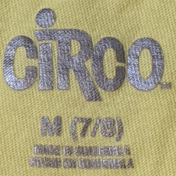 5/$25Circo Girls Yellow Guitar T Shirt Size Medium - Picture 3 of 4